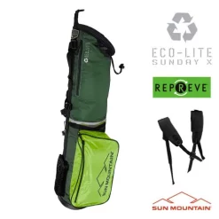 Sun Mountain Golf Sun Mountain 2023 Eco-Lite Sunday Bag - Green/Rush