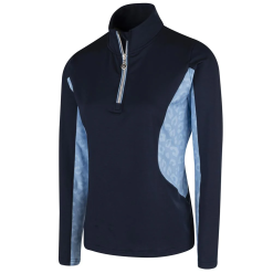 Island Green Printed Panel Ladies Top Layer