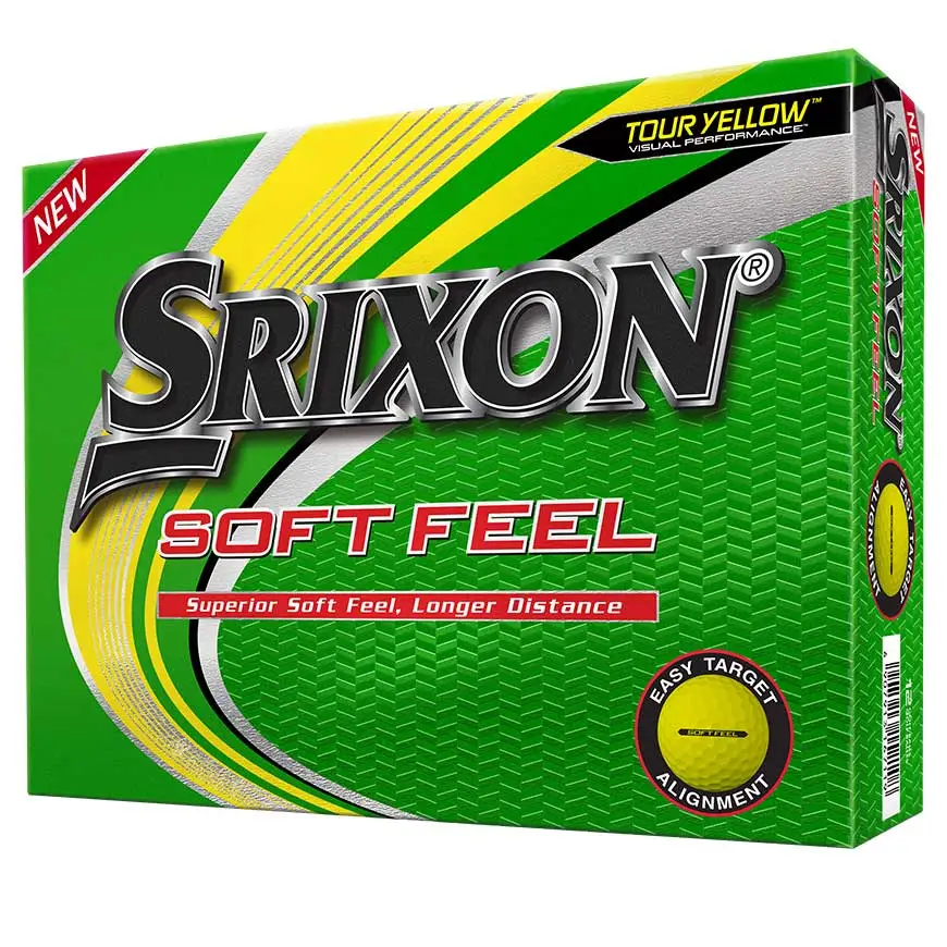 Srixon Soft Feel Balls Yellow - Dozen