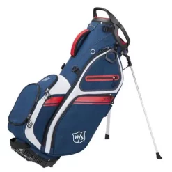 Wilson Golf Wilson Staff Exo II Stand Bag - Navy/White/Red