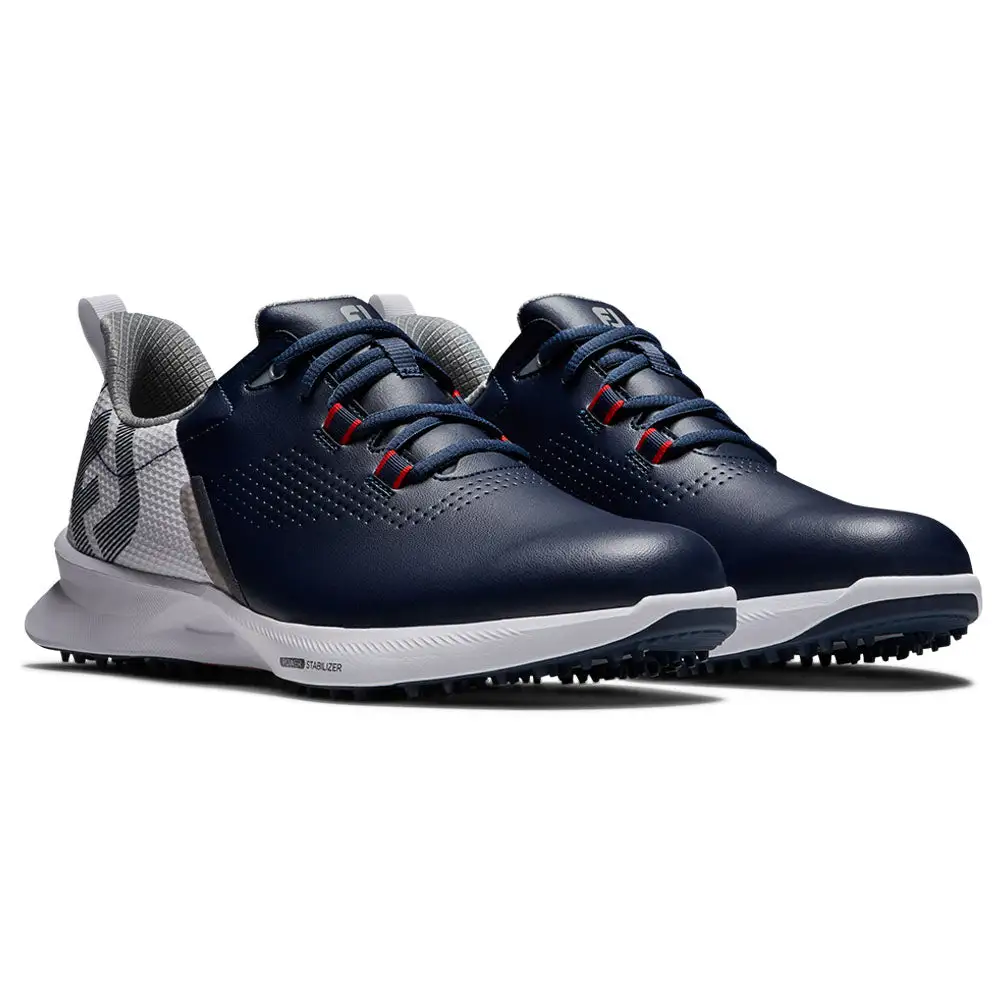 Fairway Golf UK FootJoy FJ Fuel Mens Golf Shoes - Navy/White/Red - Image 4