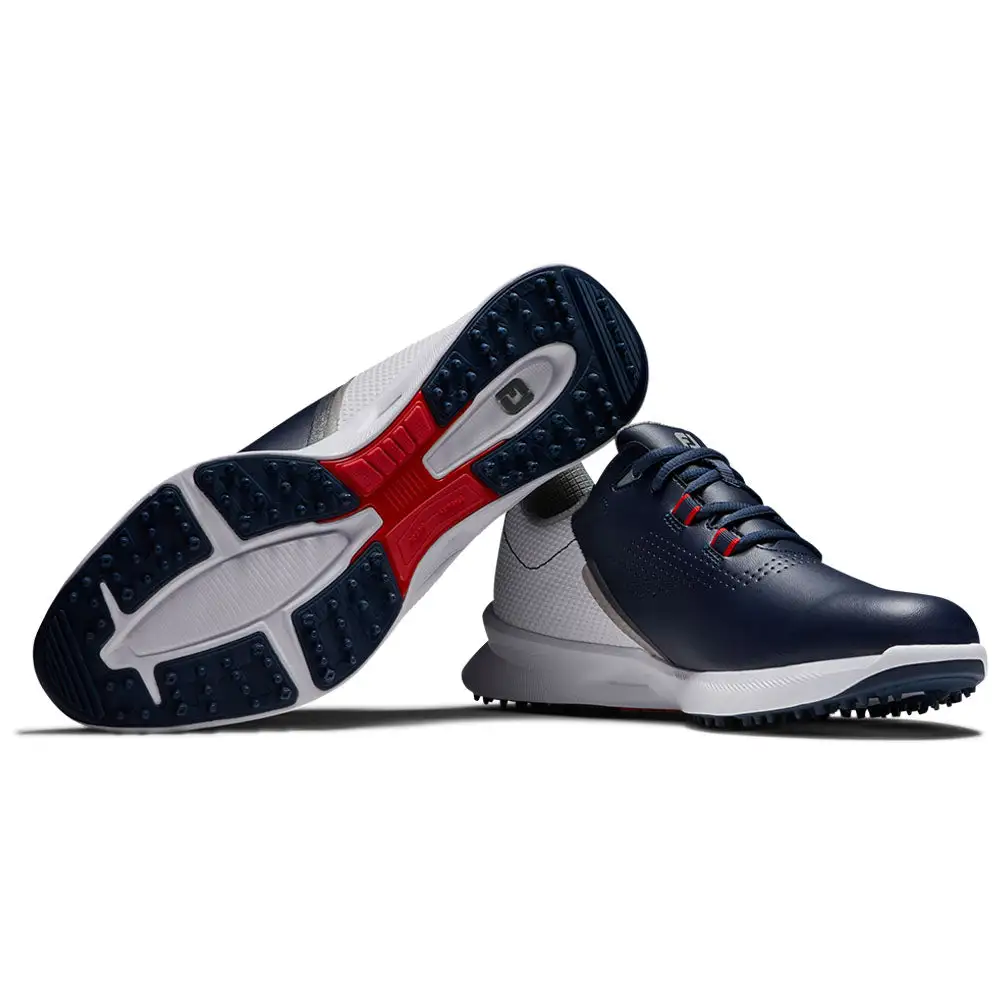 Fairway Golf UK FootJoy FJ Fuel Mens Golf Shoes - Navy/White/Red - Image 5