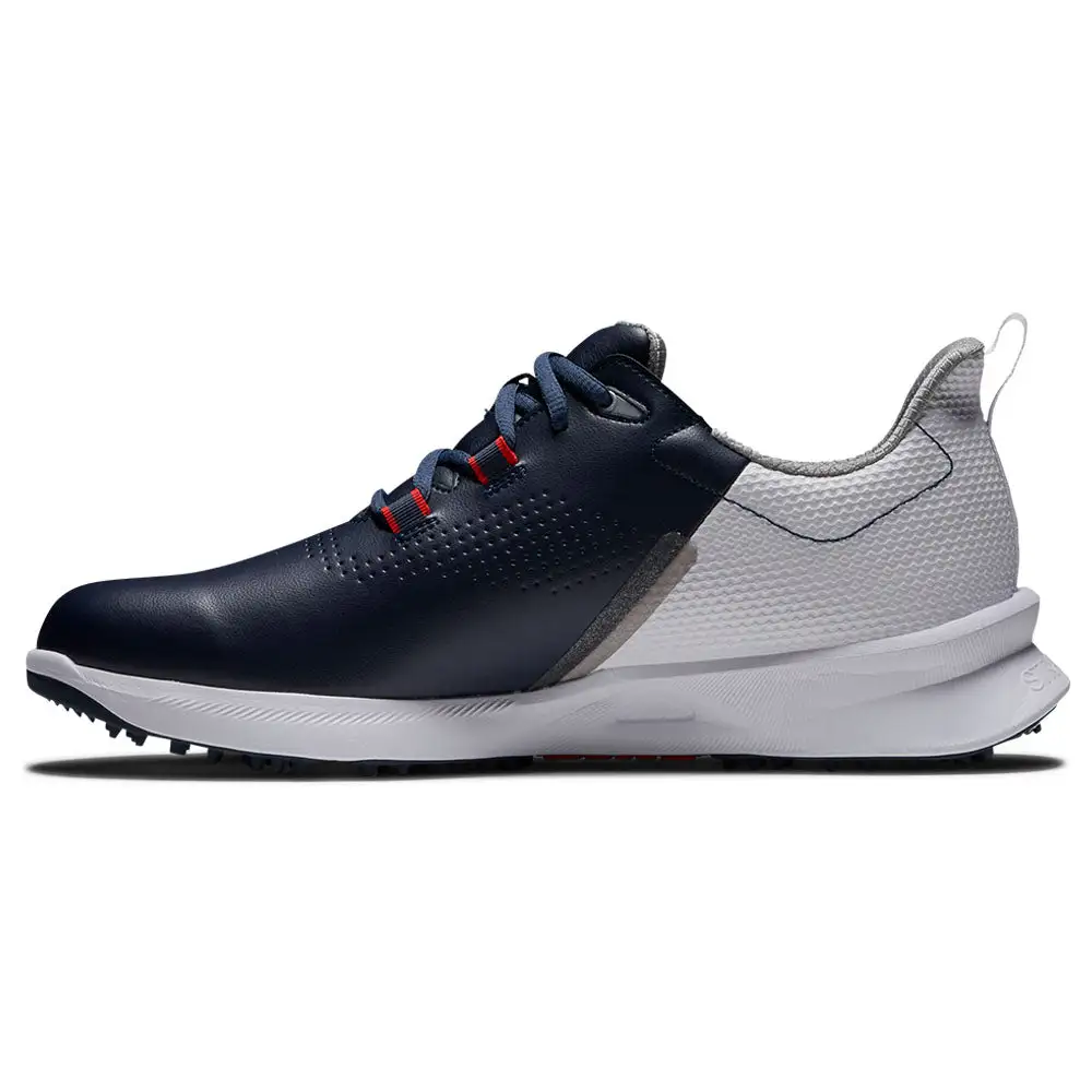 Fairway Golf UK FootJoy FJ Fuel Mens Golf Shoes - Navy/White/Red - Image 2