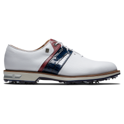 FootJoy Premiere Series Packard Golf Shoes - White/Navy/Red