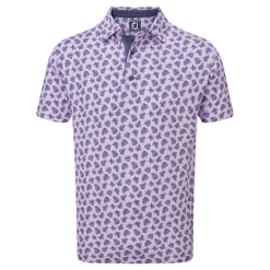 FootJoy Shadow Palm Print Pique Golf Polo Shirt