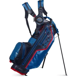 Sun Mountain Golf Sun Mountain 2022 H2NO 14 Way Stand Bag - Navy/Cobalt/Red