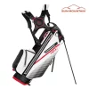 Sun Mountain Golf Sun Mountain 2023 H2NO 14 Way Stand Bag - Black/White/Red
