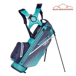 Sun Mountain Golf Sun Mountain 2023 H2NO Lite Stand Bag - Bermuda/Navy/White