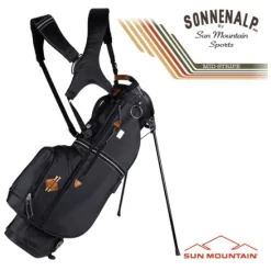 Sun Mountain Golf Sun Mountain 2023 Mid Stripe Stand Bag - Black