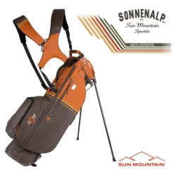 Sun Mountain Golf Sun Mountain 2023 Mid Stripe Stand Bag - Cabin/Umber/Wheat