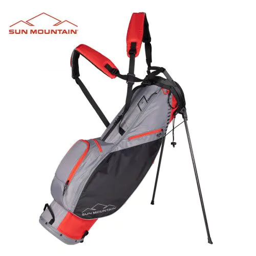 Sun Mountain Golf Sun Mountain 2023 Two5+ Stand Bag - Red/Nickel/Black