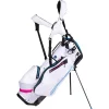 Sun Mountain Golf Sun Mountain 2022 H2NO SportFast Stand Bag - White/Cobalt/Pink