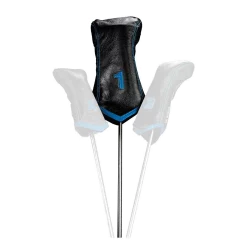 Sun Mountain Golf Sun Mountain Leather Chevron Driver Headcover - Black/Cobalt