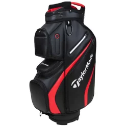 TaylorMade Golf Taylormade Deluxe Cart Golf Bag - Black/Red