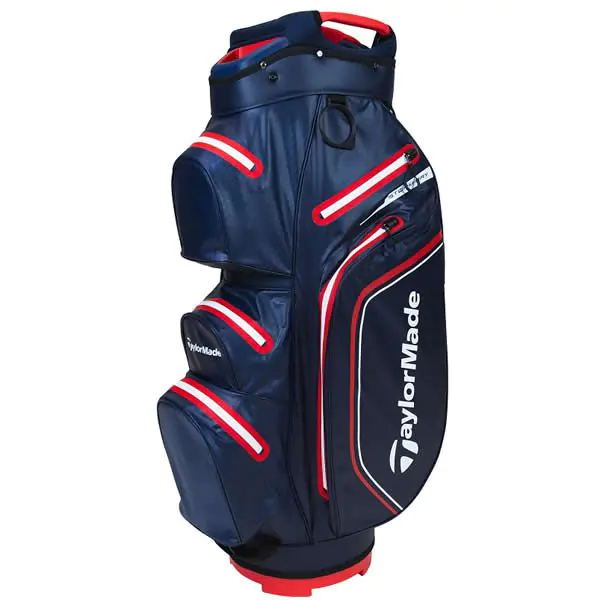 TaylorMade Golf Taylormade Storm Dry Waterproof Cart Bag - Navy/Red