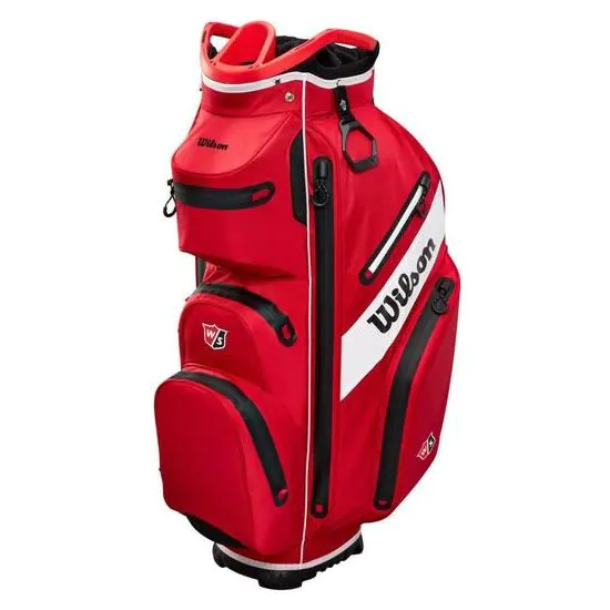 Wilson Golf Wilson Staff Exo Dry Cart Bag - Staff Red/Black/White
